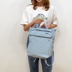 SmallLee Waterproof tas ransel ringan berkapasitas besar untuk wanita