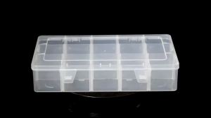 1/2/3Pcs Large Transparent Plastic Storage Boxes with 15 Compartments- Ideal for Beads Jewelry Crafts& More