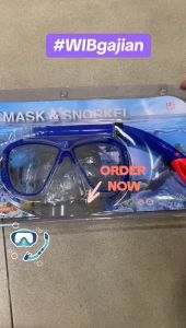 Kacamata Mask Diving Snorkel Set Scuba Diving 0418