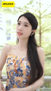 Awei T87 Mini Bluetooth earphone ENC HIFI High Definition HD Sound Quality wireless earbuds 0.06s Low latency gaming headphones original high quality