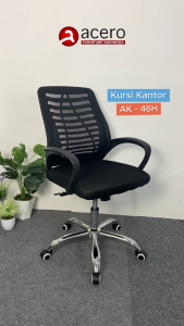 Acero Furniture - Kursi Kantor Minimalis/ Kursi Kantor Hidrolik / Kursi Kantor Kursi Staff  AK-46H
