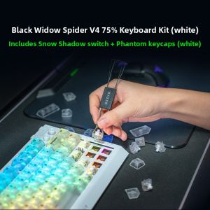 Razer | BlackWidow V4 75% Barebones 75% Layout RGB Hot-Swap Gaming Mechanical Keyboard Customization Kit