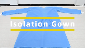🇵🇭READY STOCK SMS Isolation Gown 10PCS/Pack Disposable Non Woven Medical Gown Dust Proof Elastic Cuffs Hospital