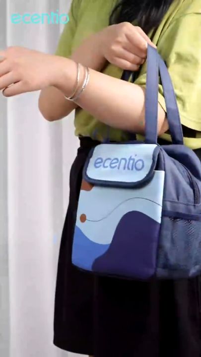 ecentio tas bekal makan cooler bag lunch bag portable