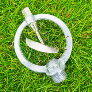 Automatic Watering Irrigation Cooling Dust Removing Zinc Alloy Butterfly Rain-like Nozzle