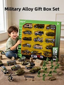 JIHU | Military Alloy Mini Car Toy Set