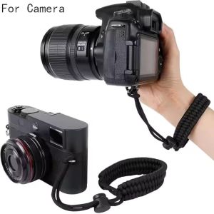 Adjustable Braided Wrist Band with 1/4 Screw Aluminum Alloy Anti Lost Safety Strap for Gimbal Selfie Stick Photography