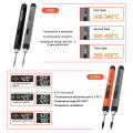 USB soldering iron mini small soldering iron set portable household type-C interface 800mAh battery Adjustable temperature. 