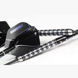 MISSION STEEL TIP DART - 22G/24G/26G CHIRON M1 Electro BLACK BLUE 90% Tungsten Steel Darts (ARROW DART)