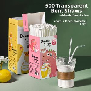 PAKCHOICE | Food Grade Mother and Child Suitable Wide Bore Disposable Straw