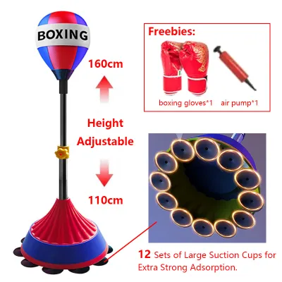 Boxing Reflex Ball Boxing Trainer Speed Ball for Home Use Adult and Children Vertical Punching Bag Indoor Rebound Ball Dodging Reaction Target
