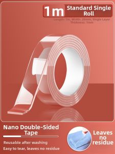 deli | Nano Strong Adhesive Transparent Wall Fixing Tape