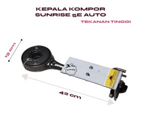 kepala kompor sunrise 5E AUTO high pressure