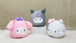 Boneka Peluk Penghangat Tangan Handwarmer Sanrio My Melody Kuromi Spandex
