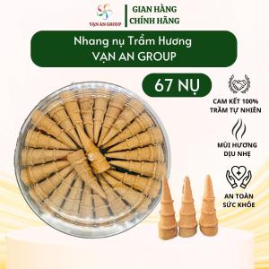Nhang nụ trầm hương Vạn An Home khói chảy ngược sạch tự nhiên thơm dịu nhẹ an toàn xông nhà tẩy uế thu hút tài lộc