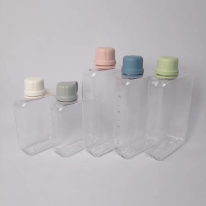 [SG STOCK] Tritan BPA Free Water Bottle Mini Square Sport Leakproof Bottles Travel Size Bottles