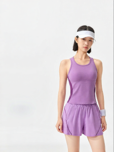 Purcotton | Cotton Padded Sports Tank Top