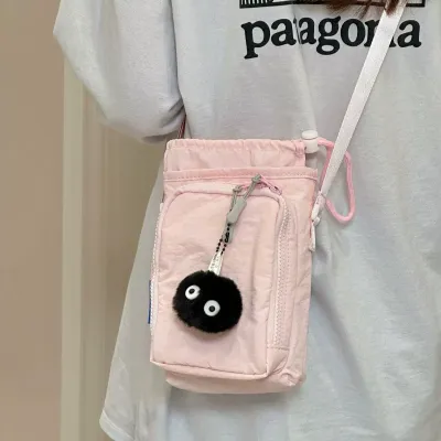 Summer Outdoor Travel Crossbody Bag Water Bottle Pocket