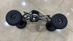 Carbon Fiber LCG Trail Buggy Chassis Kit and Titanium Link Set for 1/10 Capra Portal Axle Super Class RC Rock Crawler Build