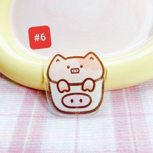 卡通动漫甜点亚克力胸针 书包笔盒包包挂件配件别针徽章 Cartoon Dessert Acrylic Brooch Badge Pin School Bag Diy Decoration Jewelry Gift for Kids Kerongsang Hiasan Beg Pin Bag XZ03