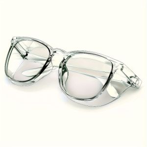 Mens and Womens Blue Light Blocking Glasses 1 Pair of Fashionable Safety Glasses with Anti-Fog and Anti-Scratch Features