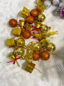 Assorted Christmas Tree Ornaments Set Mini Christmas Hanging Pendant Decor Xmas Tree Decoration Sale