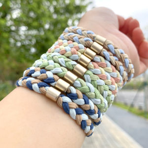 High Elasticity Colorful Durability Candy Color  Style Hair Ties Korean Simple Versatile Hair Bands Head Ropes
