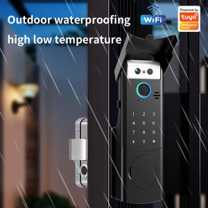 Waterproof Intercom Face Recognition Support Tuya App Fingerprint Code RFID Card Smart Lock Doorbell RFID Keypad Door Gate Opene