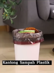 1 ROLL Kantong Kresek Sampah Plastik Serut / Keresek Samaph Serut Trash Bag 2900