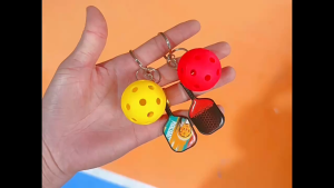 15G Gantungan Kunci Pickball 35*60MM Untuk Bags Wallets Car Key Pendants Untuk Bola Basket Kecil