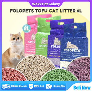 Pasir Kucing Gumpal Wangi Cat Litter Sand Tofu Pasir Kucing 6L/12L