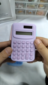 Kalkulator Mini Warna Warni Pastel Kalkulator Kecil 8 Digit Calculator Mini Portable Pocket Full Color Warna Macaroon Lucu Praktis Untuk Anak Sekolah Pelajar Mahasiswa Belajar Ujian Kantor PST