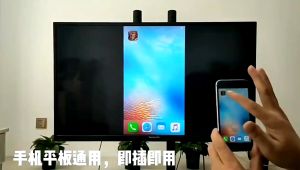 ของแท้️มีประกันตัวรับอะแดปเตอร์แสดงผลวิดีโอที่รองรับ HDMI สำหรับโทรศัพท์ Android/iOS จอแสดงผล WiFi ไร้สาย 1080P