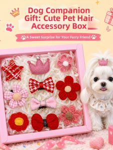 Safe On Fur Dog Hair Clips Set