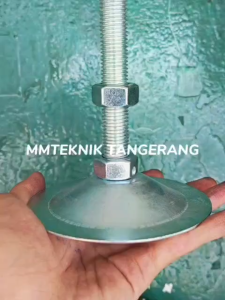 Adjuster M 16 M16 X 100 mm M16 X 150 mm M16 X 200mm kaki meja conveyor M16 X 100 M16 X 150 M16 X 200 kaki stabil galvanis