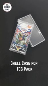 【Morgan Games】[Ready Stock] Shell Case for TCG Card Pack — Display Holder for TCG Packs Pokemon OP