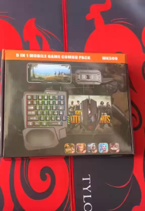 MK500 - Combo 5 in1 bàn phím và chuột 6D cao cấp DIVIPARD Chơi PUBG Mobile Full Box tặng kèm hộp đựng (Bộ 5 món)