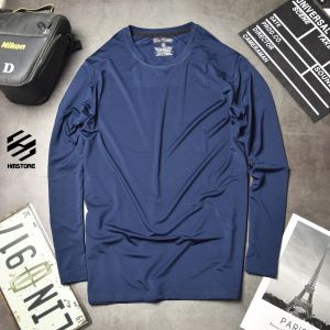 Áo thun dài tay nam thể thao cổ tròn mã [D03] chất thun lạnh co giãn 4 chiều. Thun giữ nhiệt nam-AGNTRON