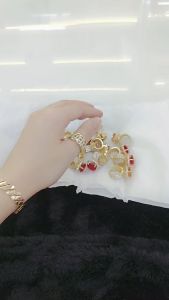 Nhẫn 14mm đồng đỏ không xi màu miền tây