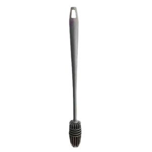 Silicone Long Handled Cup Brush Insulated Cup Cleaning Brush Milk Bottle Corners Kitchen Household Multifunctional Gap Crevice C
