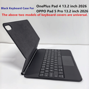 AJIUYU | Magic Keyboard for OnePlus Pad 4 Case 13.2 inch One Plus Pad 4 Oneplus Pad4 OPPO Pad5 Pro 13.2" Smart Multi-Touch Keyboard Cover