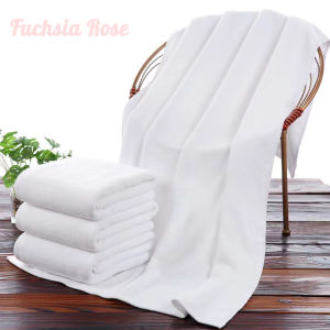34x74cm ผ้าขนหนู ผ้าเช็ดตัว 70x140cm ผ้าเชื้อ 100% เนื้อผ้าหนา, นุ่มไม่ระคายผิวขนฟู เสริมความสวยงามใหม่ สำหรับการสัมผัสหน้าที่น่าสนใจ