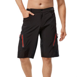 WOSAWE Mens MTB Shorts Loose Fit Bike Shorts Outdoor Sports Water Resistant Cycling Shorts no pad Quick Dry