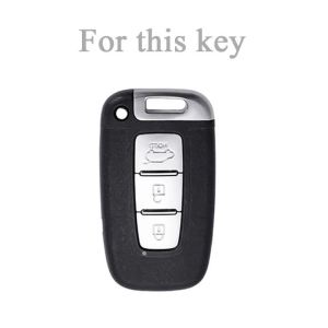 TPU Smart Remote Key Case Cover for Kia Forte Soul Rio Borrego Sorento Optima for Hyundai I30 IX35 Sonata Genesis Equus Veloster