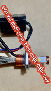 Đèn led đuôi công 3 tim led chuyên chạy điện máyđiện bình