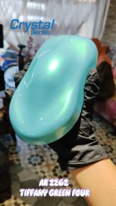 2K Paint AIKKA AK2262 Tiffany Green 4 PEARL SERIES Color Car Motor Paint DIY Cat Bancuh Kereta