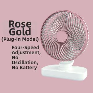 Rechargeable Long-Lasting Oscillating Desk Fan