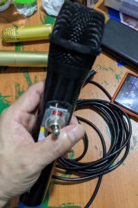 Micro dbacoustic 650 pro hát karaoke dây chống hú nhiễu 5m