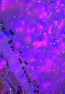 Lampu Proyektor Dengan Speaker Langit Malam Bintang Galaxy Nebula Lamp S3M