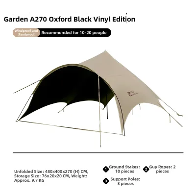 Mobi Garden | UV & Rain Protection Large Space Outdoor Camping Tarp Tent